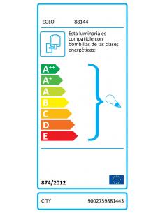 EGLO 88144 - CITY Aplique de exterior con sensor de movimiento en Acero inoxidable acero inoxidable y Acrílico 2