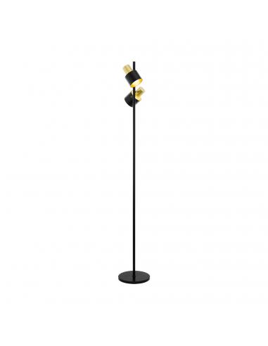 EGLO 39388 - FIUMARA Living Room Lamp in Black Steel, Gold