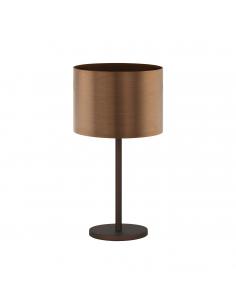 EGLO 39394 - SAGANTO 1 Living Room Lamp in Brown Steel and Acrylic
