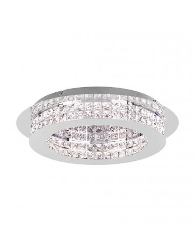EGLO 39401 - PRINCIPE LED Ceiling Light in Chrome Steel and Glass