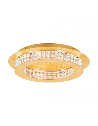 EGLO 39405 - PRINCIPE LED ceiling light in gold steel and glass