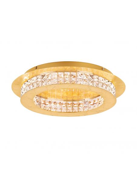 EGLO 39405 - PRINCIPE LED ceiling light in gold steel and glass
