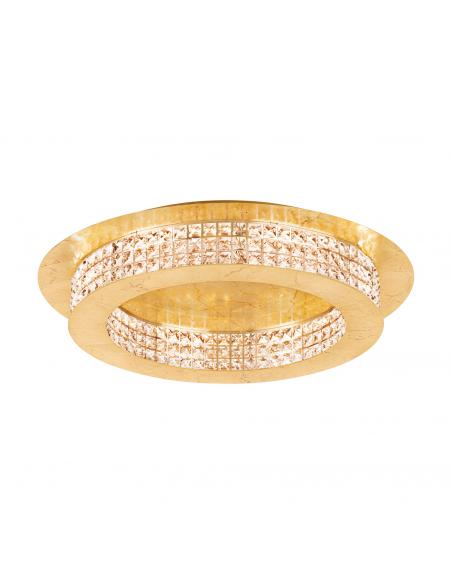 EGLO 39406 - PRINCIPE LED ceiling light in gold steel and glass