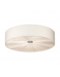 EGLO 39441 - FUNGINO Living Room Lamp in Matte Nickel-Steel, White and Textile