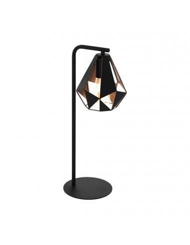 EGLO 43058 - CARLTON 4 Living Room Lamp in Black Steel, antique copper colors