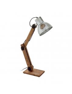 EGLO 43068 - FRIZINGTON Living Room Lamp in Wood, brown, black and Steel steel