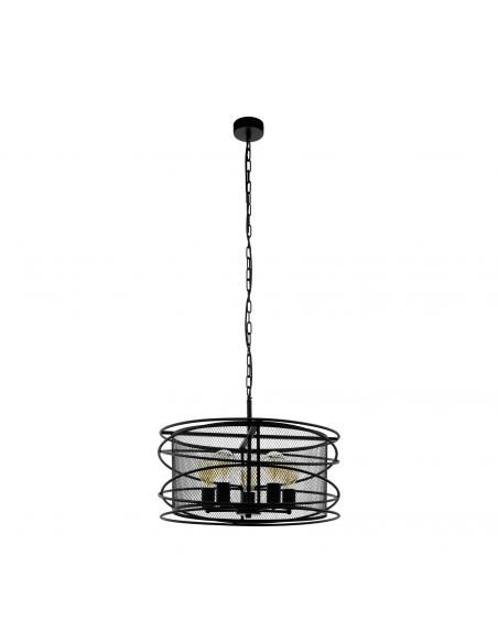 EGLO 43093 - BLACKWATER Living Room Lamp in Black Steel