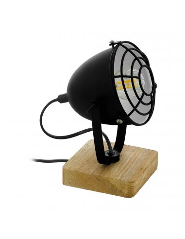 EGLO 43138 - GATEBECK 1 Living Room Lamp in Nature Wood and Steel