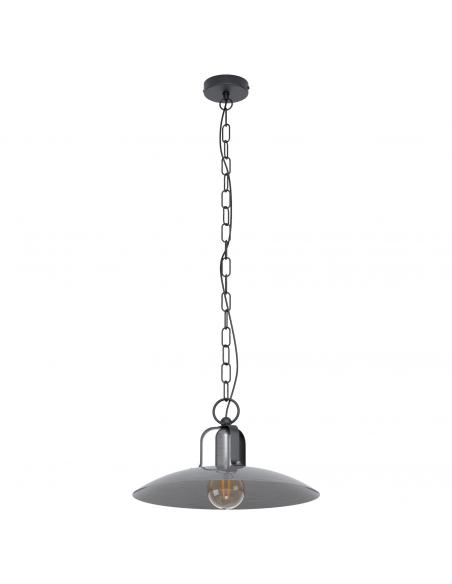 EGLO 43203 - KENILWORTH Lámpara de Salón en Acero negro y Acero