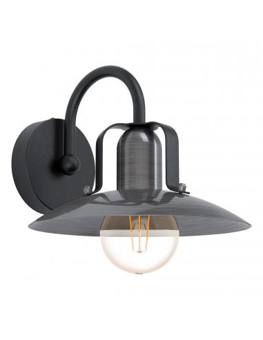 EGLO 43206 - KENILWORTH Living Room Lamp in Black Steel and Steel