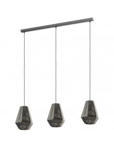 EGLO 43224 - CHIAVICA Living Room Lamp in nickel-black steel