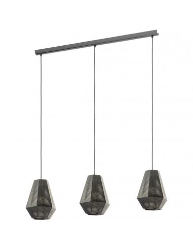 EGLO 43224 - CHIAVICA Living Room Lamp in nickel-black steel