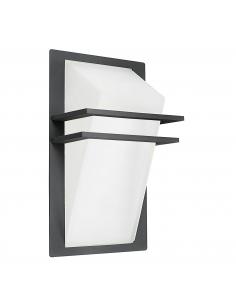 EGLO 83433 - PARK Wall lamp in cast aluminum and satin glass