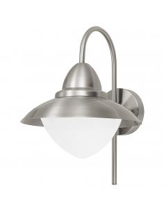 EGLO 83966 - SIDNEY Wall lamp in Stainless steel and matte opaline glass