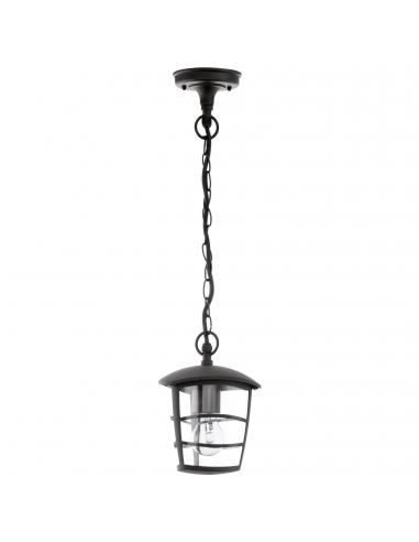 EGLO 93406 - ALORIA Hanging lamp in Cast Aluminum and Acrylic