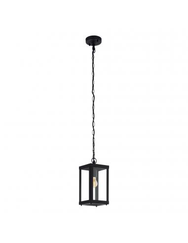 EGLO 94788 - ALAMONTE 1 Hanging lamp in Galvanized Steel and Glass