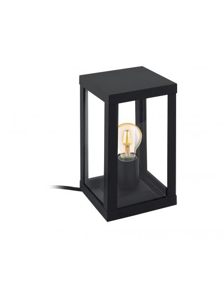 EGLO 94789 - ALAMONTE 1 Table lamp in galvanized steel and glass