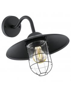 EGLO 94792 - MELGOA Wall lamp in Galvanized Steel and Glass