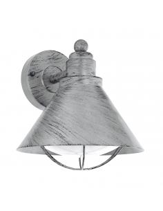 EGLO 94859 - BARROSELA Wall lamp in galvanized steel and acrylic