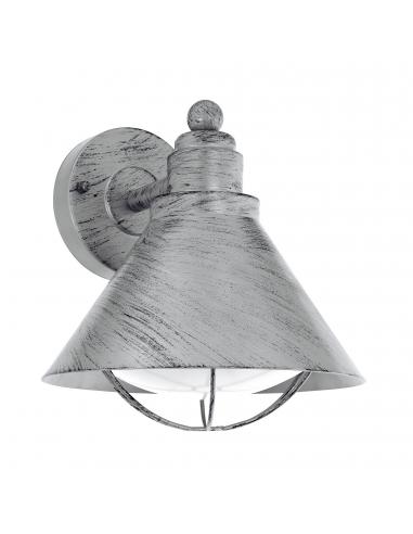EGLO 94859 - BARROSELA Wall lamp in galvanized steel and acrylic
