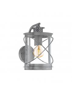 EGLO 94866 - HILBURN 1 Wall lamp in Galvanized Steel and Acrylic