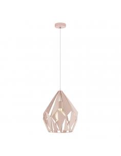 EGLO 49024 - CARLTON-P Living Room Lamp in Pastel Apricot Steel