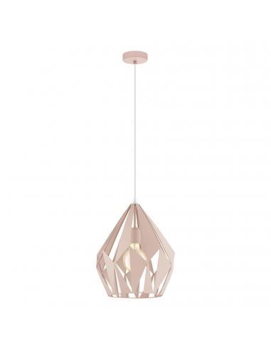 EGLO 49024 - CARLTON-P Living Room Lamp in Pastel Apricot Steel