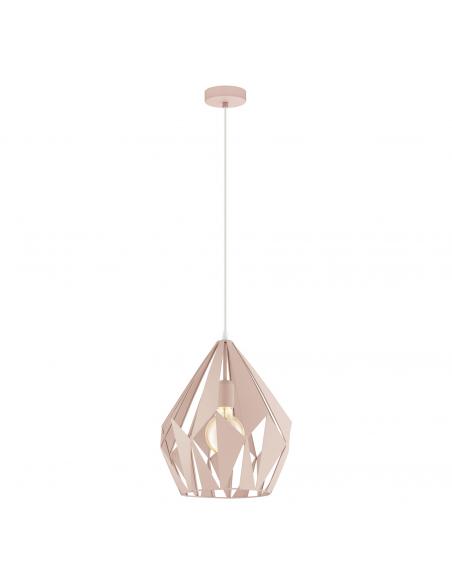 EGLO 49024 - CARLTON-P Living Room Lamp in Pastel Apricot Steel