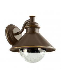 EGLO 96262 - ALBACETE Wall lamp in galvanized steel and glass with air bubbles