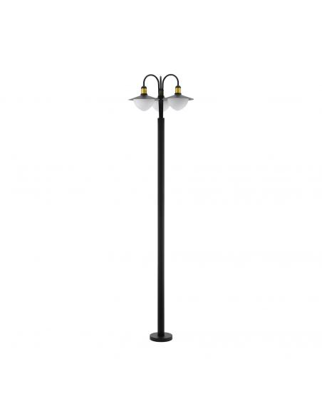 EGLO 97288 - SIRMIONE Floor lamp in galvanized steel and matte opaline glass