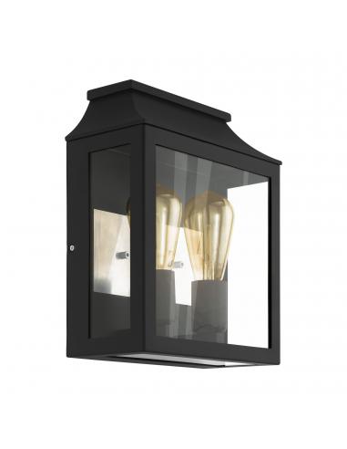 EGLO 97294 - SONCINO Wall lamp in Cast Aluminum and Glass