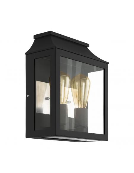 EGLO 97294 - SONCINO Wall lamp in Cast Aluminum and Glass