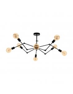 EGLO 49037 - EXMOOR Living Room Lamp in Black Steel