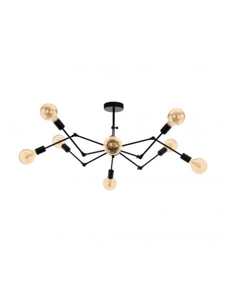 EGLO 49037 - EXMOOR Living Room Lamp in Black Steel