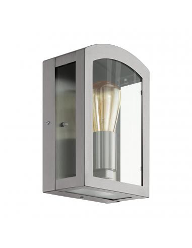 EGLO 97477 - PARETTA Wall lamp in Stainless Steel and Glass