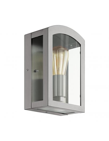 EGLO 97477 - PARETTA Wall lamp in Stainless Steel and Glass