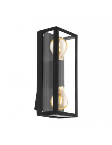 EGLO 98273 - ALAMONTE 1 Wall lamp in Galvanized Steel and Glass