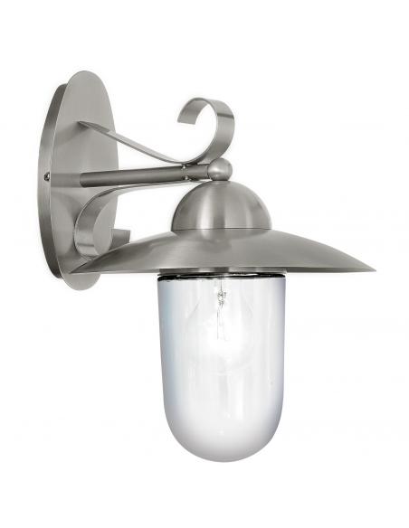 EGLO 83588 - MILTON Wall Lamp in Stainless Steel and Glass