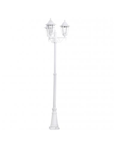 EGLO 93454 - NAVEDO Floor lamp in Cast Aluminum and Glass