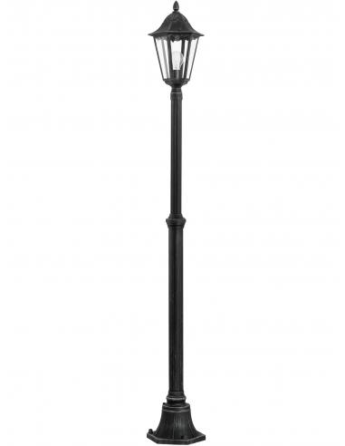 EGLO 93464 - NAVEDO Floor lamp in Cast Aluminum and Glass