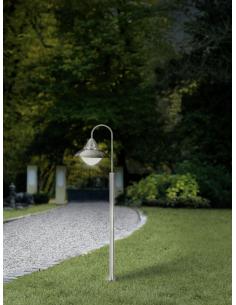 EGLO 83969 - SIDNEY Floor lamp in Stainless steel and matte opaline glass 2