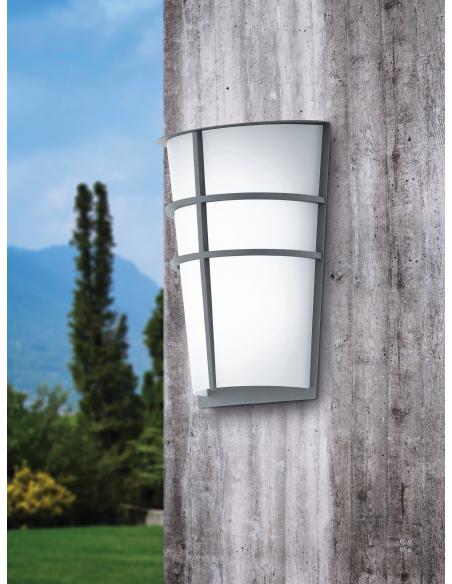 EGLO 94137 - BREGANZO Wall lamp in galvanized steel and acrylic