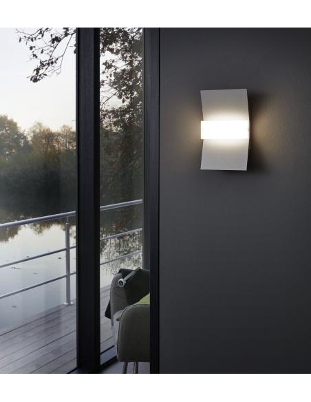 EGLO 97158 - BINASCO Lámpara de pared en Acero galvanizado y Acrílico