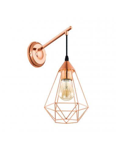 EGLO 49082 - TARBES Living Room Lamp in Copper Steel