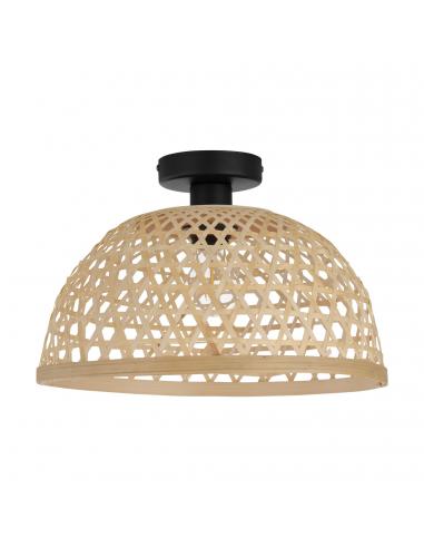 EGLO 43251 - CLAVERDON Pendant Lamp in Steel and Wood