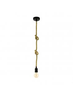 EGLO 43256 - RAMPSIDE Pendant Lamp in Steel and Wood