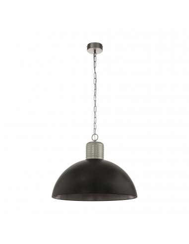 EGLO 49107 - COLDRIDGE Lámpara de Salón en Aluminio, acero gris perla, ocre oscuro