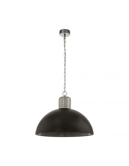 EGLO 49107 - COLDRIDGE Lámpara de Salón en Aluminio, acero gris perla, ocre oscuro