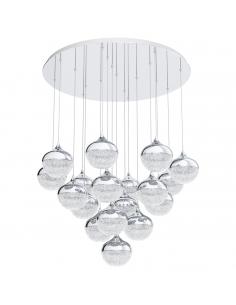EGLO 39528 - MIOGLIA Pendant Lamp in Steel and Acrylic
