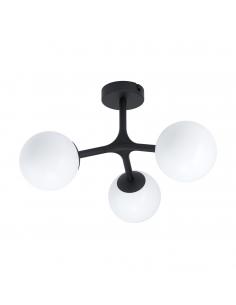 EGLO 39531 - MARAGALL Ceiling lamp in Steel and matte opaline glass